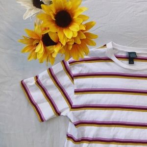 SOLD Striped Crop Top!